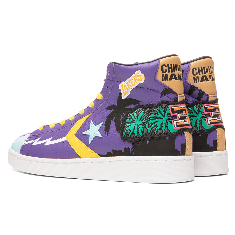 Converse x Chinatown Market Leather Hi - Prism Violet/Poolside