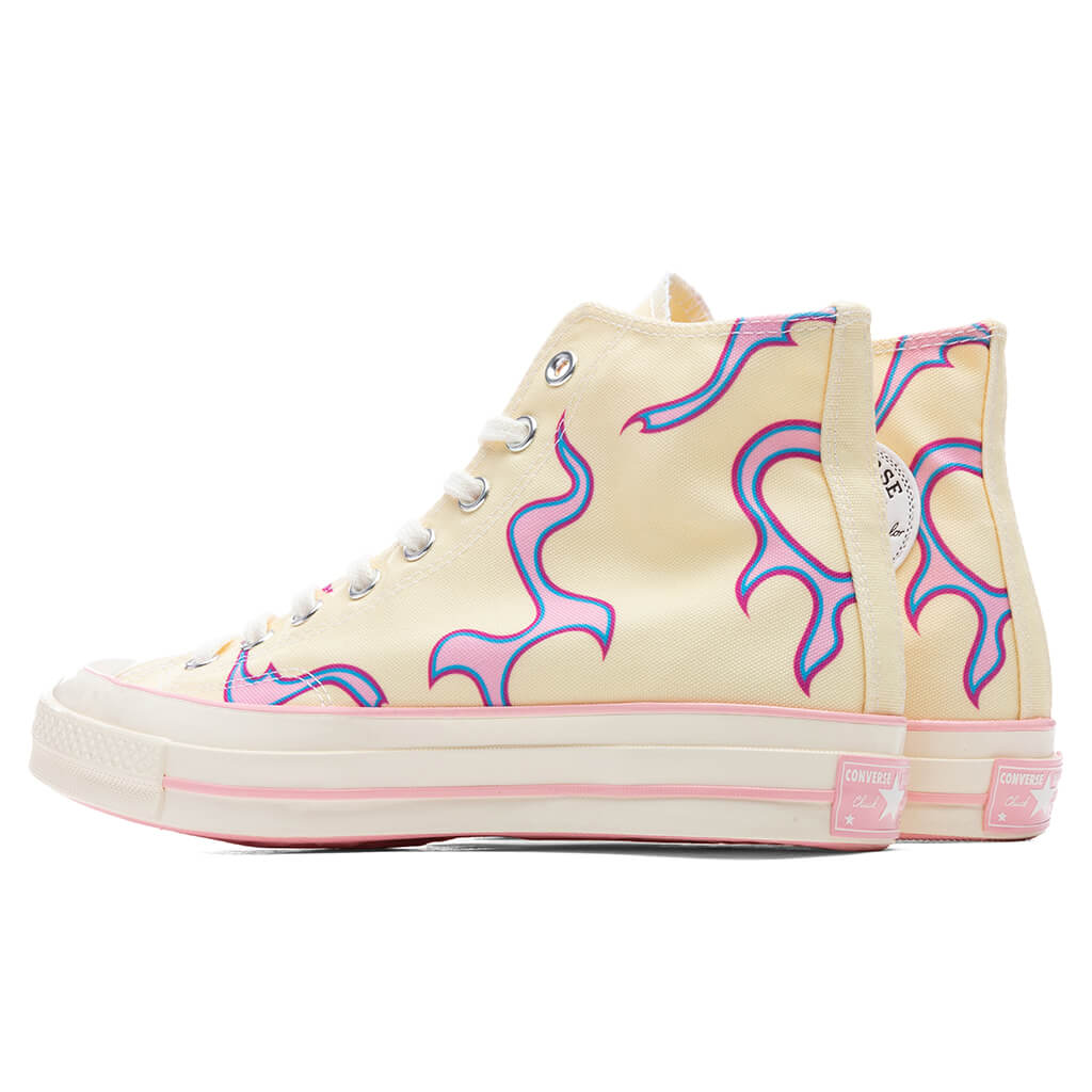 Converse x Golf le Fleur Chuck 70 Hi Pastel - Pastel Yellow/Almond Blossom