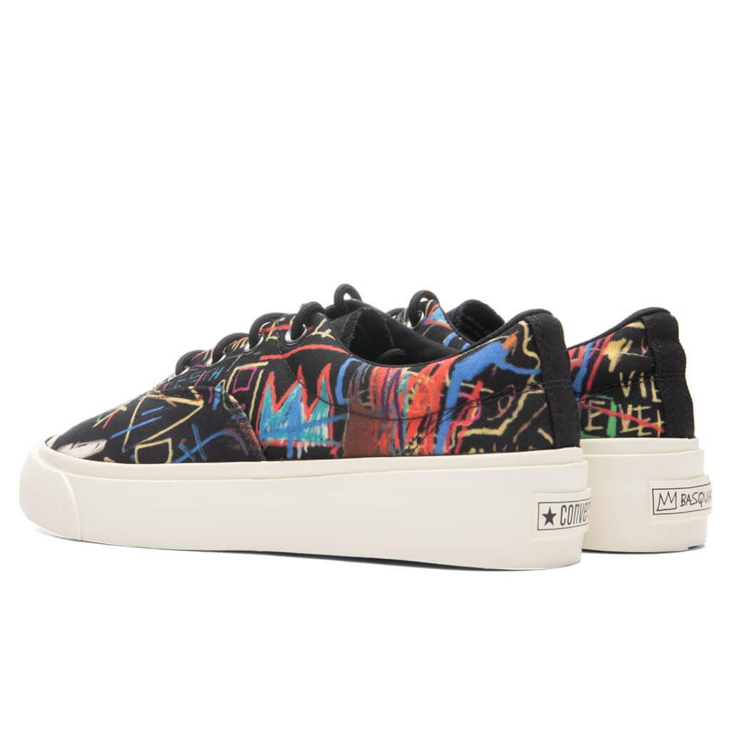 Converse x Jean-Michel Basquiat Skid Grip Ox - Black/Multi/Egret
