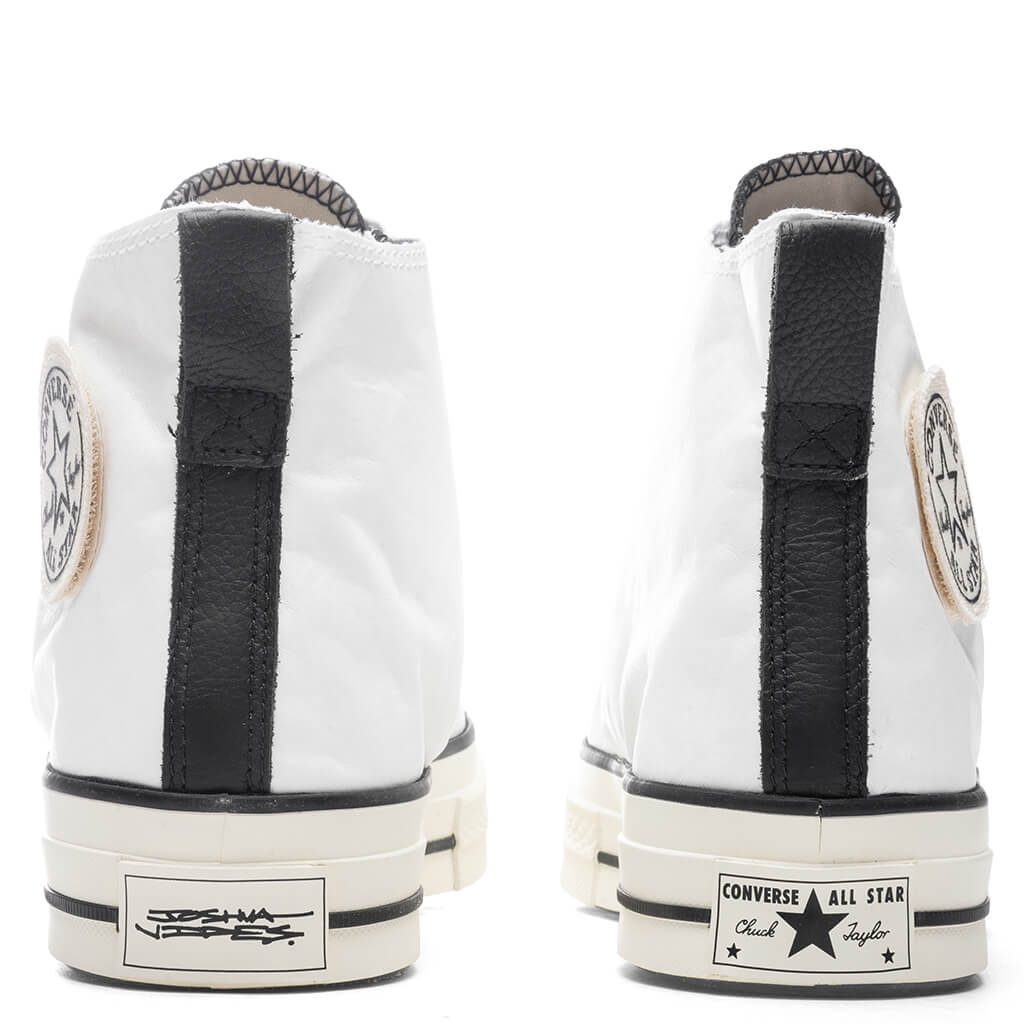 Converse x Joshua Vides Chuck '70 Hi - White/Black/Black