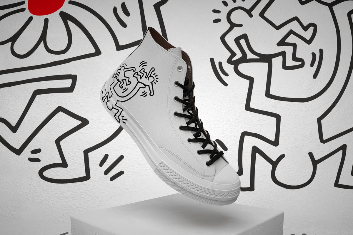 Converse x Keith Harring Chuck 70 Hi - Egret/Black/Red