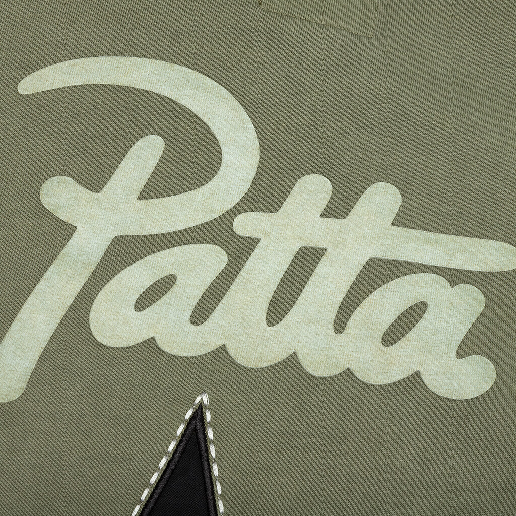 Converse x Patta Four-Leaf Clover Short Sleeve T-Shirt  - Burnt Olive