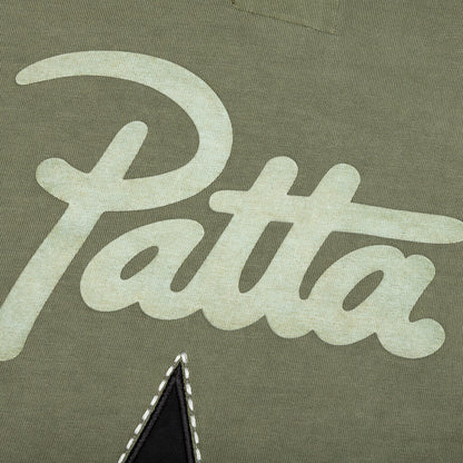 Converse x Patta Four-Leaf Clover Short Sleeve T-Shirt  - Burnt Olive