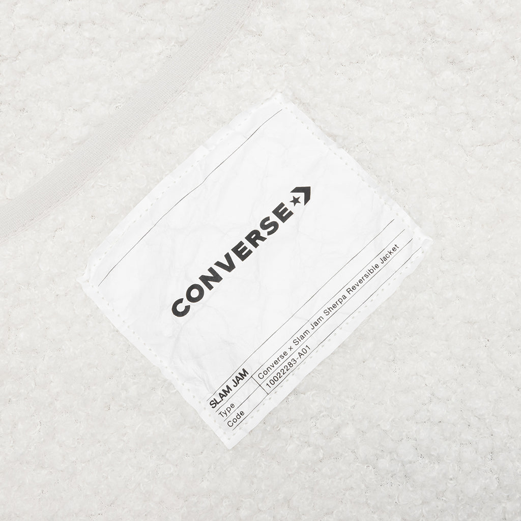 Converse x Slam Jam Sherpa Jacket - Bone