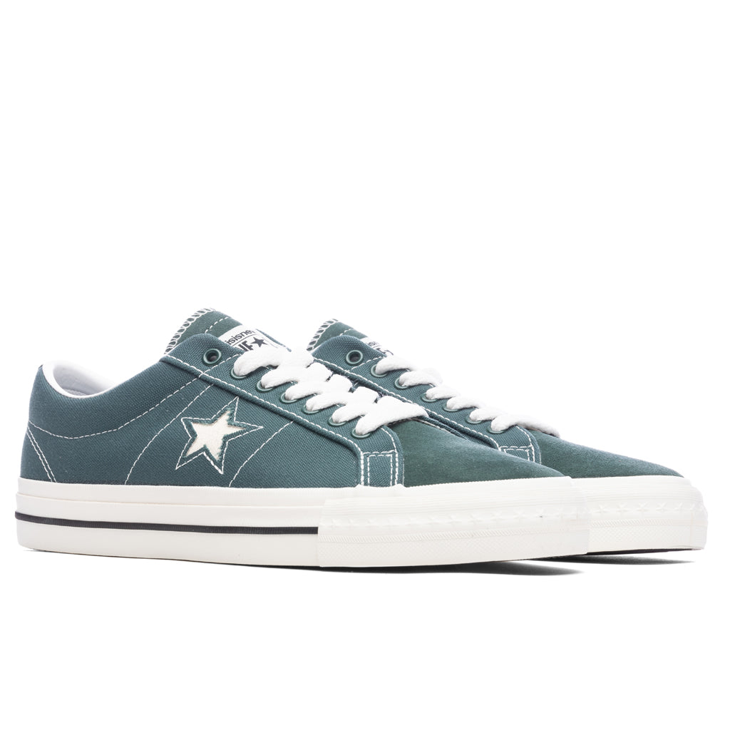 Converse x This is Never That One Star Pro Ox - Trekking Green/Black/White