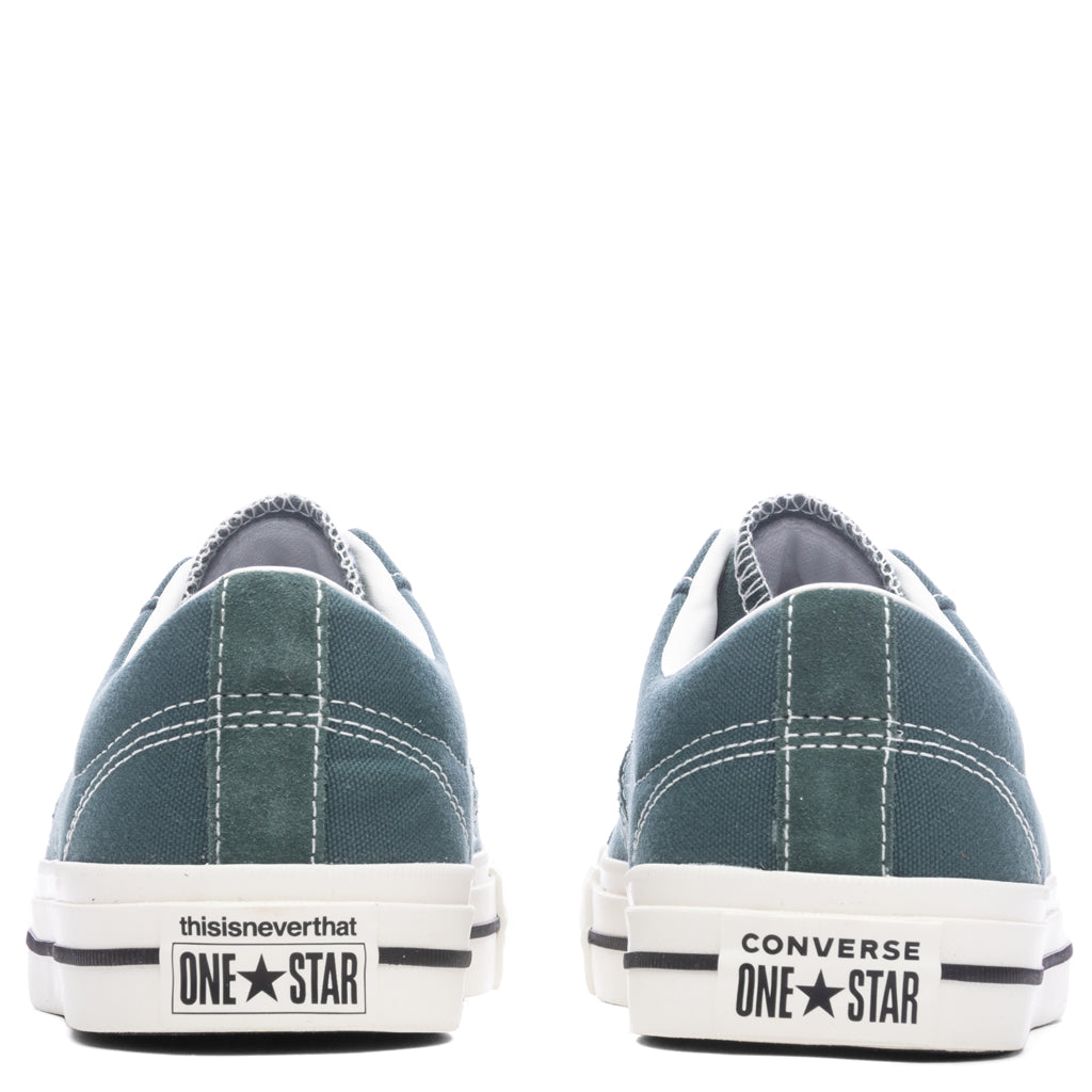 Converse x This is Never That One Star Pro Ox - Trekking Green/Black/White