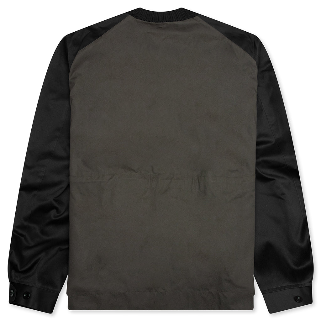 Cotton Chino Mix Pullover - Black/Navy/Dark Khaki