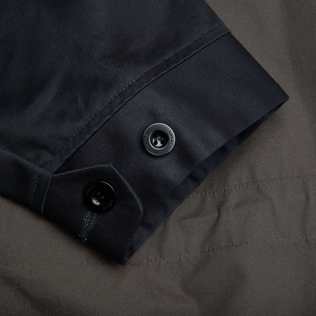Cotton Chino Mix Pullover - Black/Navy/Dark Khaki
