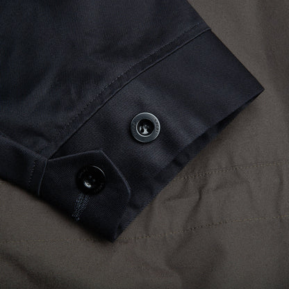 Cotton Chino Mix Pullover - Black/Navy/Dark Khaki