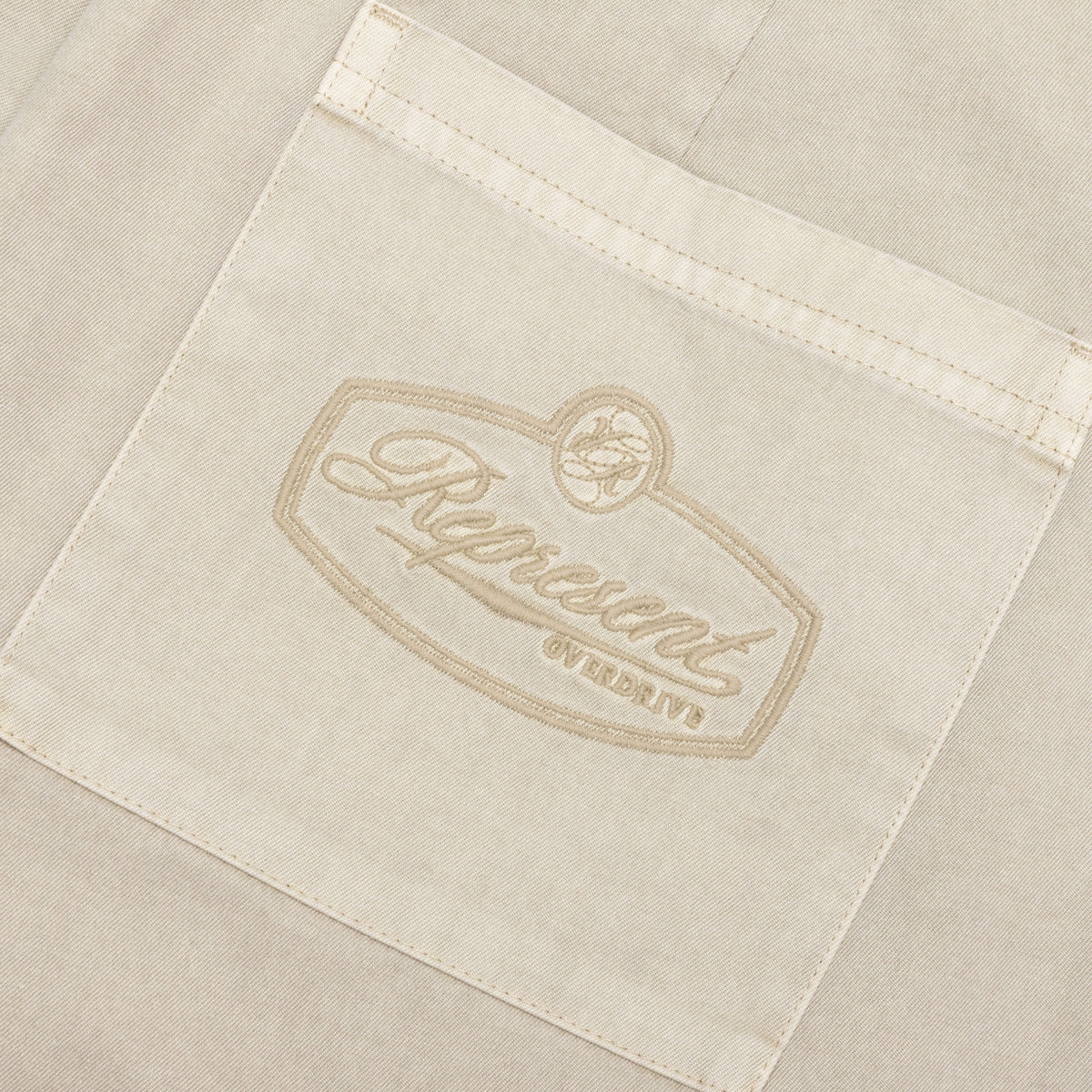 Cotton Tailored Short - Beige