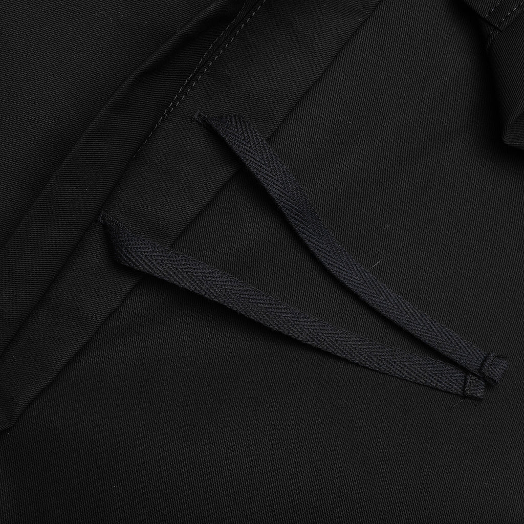 Cotton Twill Pants - Black