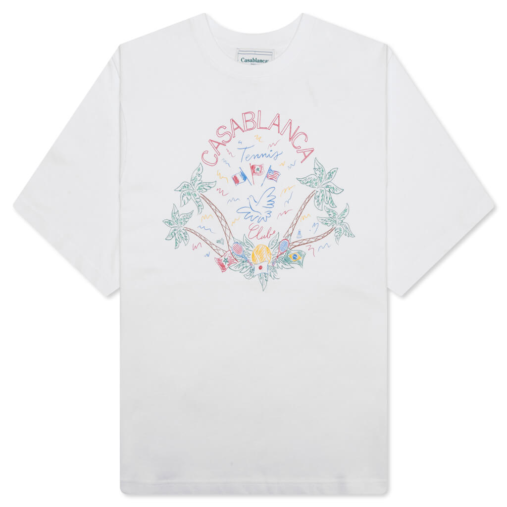 Crayon Tennis Club Jersey - Heavy White