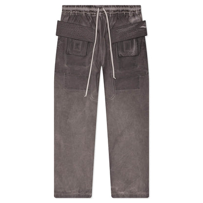 Creatch Wide Cargo Drawstring Pants - Dust