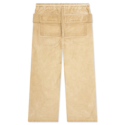 Creatch Wide Cargo Drawstring Pants - Pearl/Milk