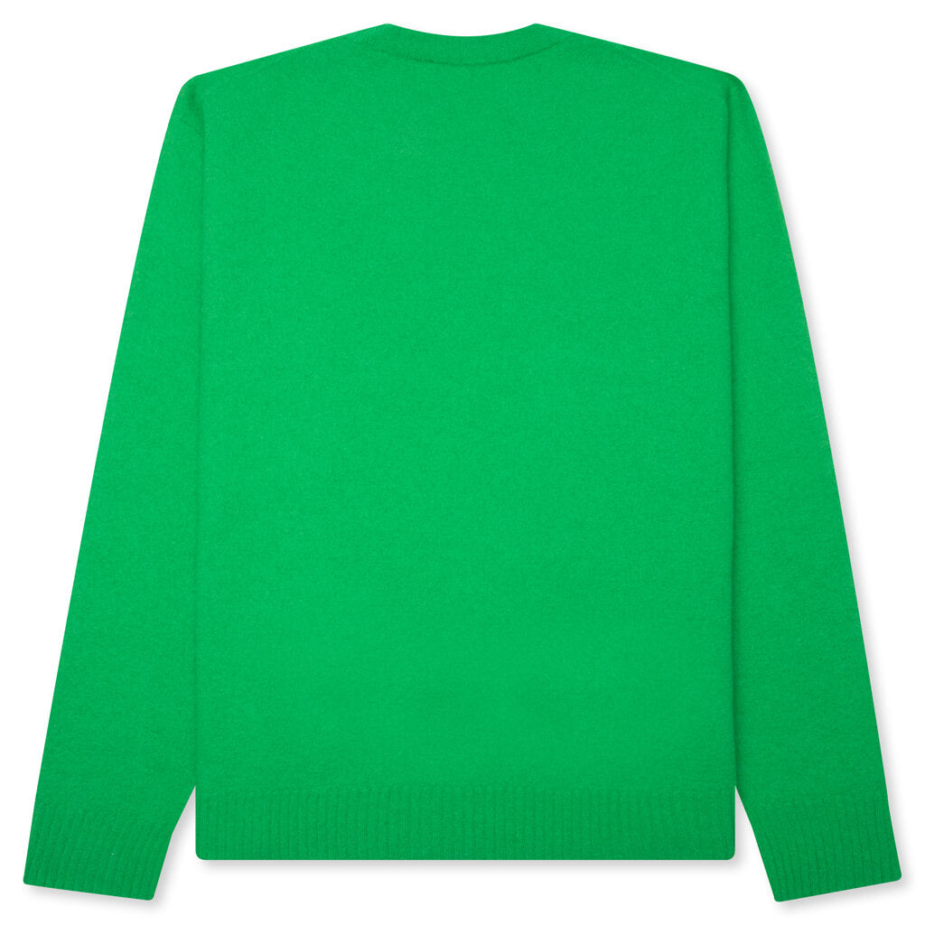 Crewneck Long Sleeve Jumper - Girl Scout Green