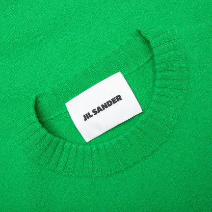 Crewneck Long Sleeve Jumper - Girl Scout Green