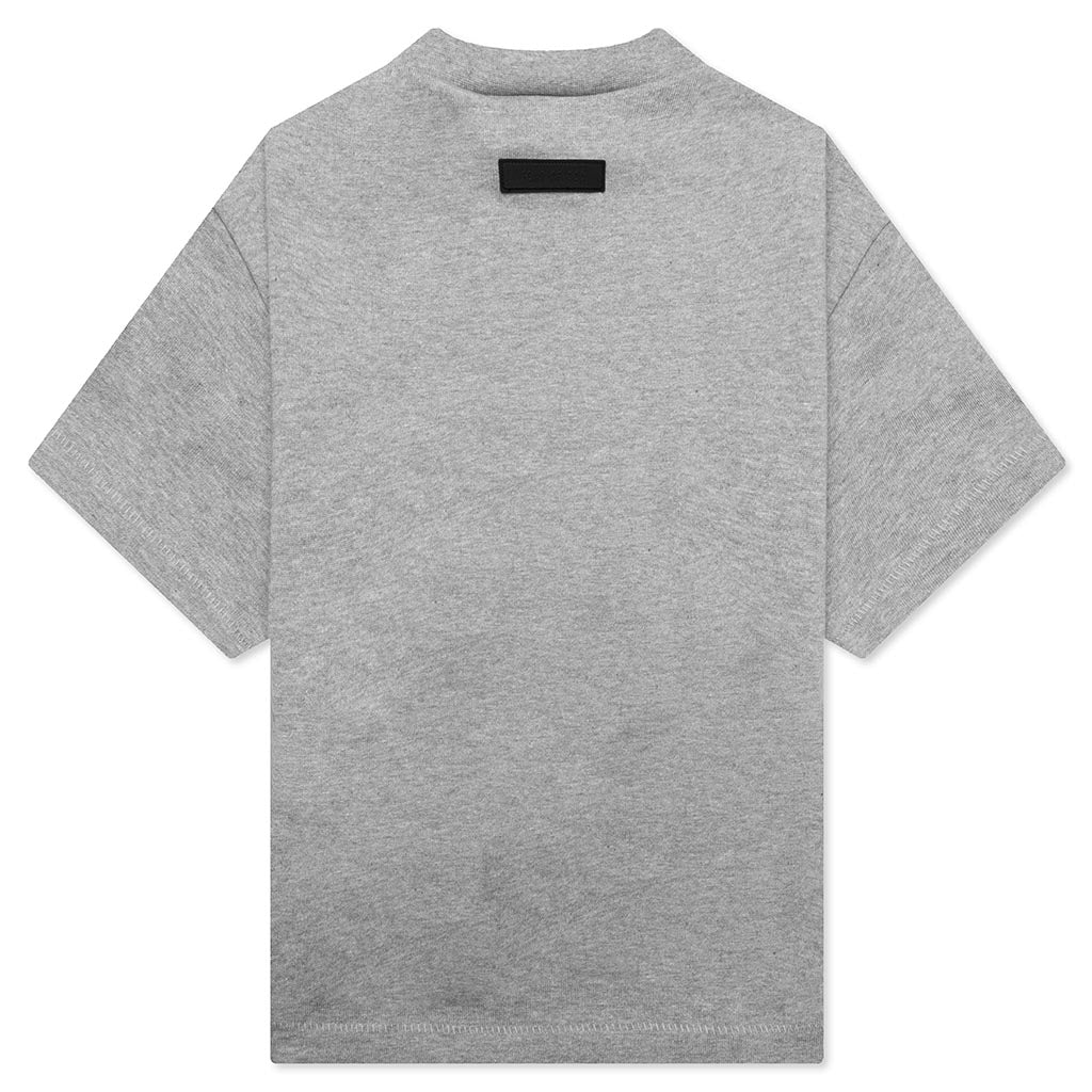 Kids Heavy Jersey S/S Tee - Dark Heather Oatmeal