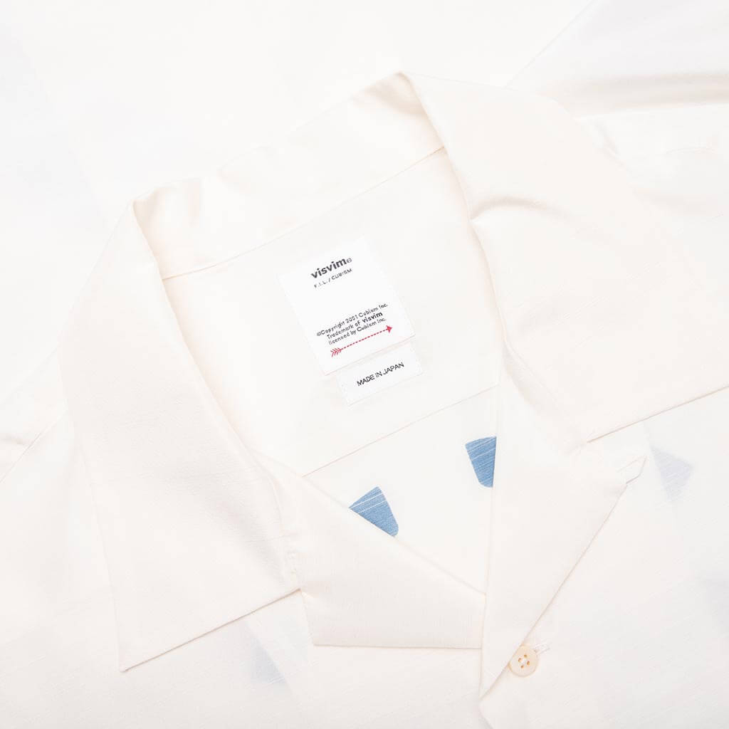 Crosby S/S Silk Shirt - White