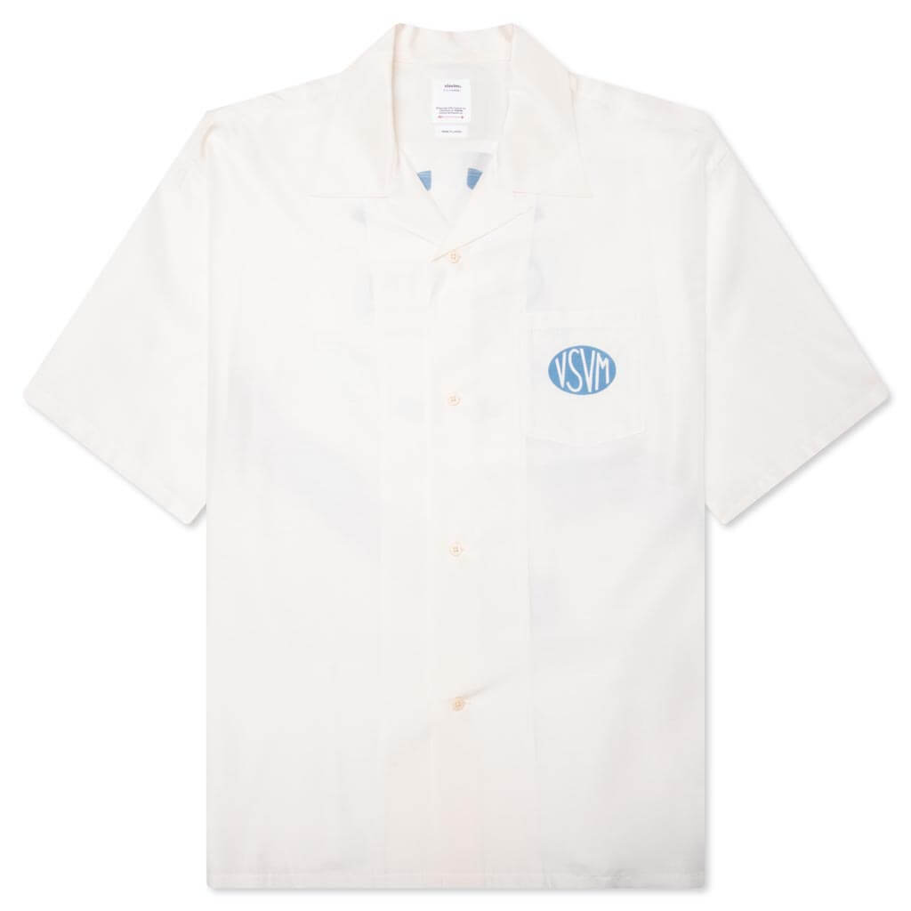 Crosby S/S Silk Shirt - White