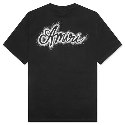 Crystal Burst Ma Swirl O/S Tee - Black