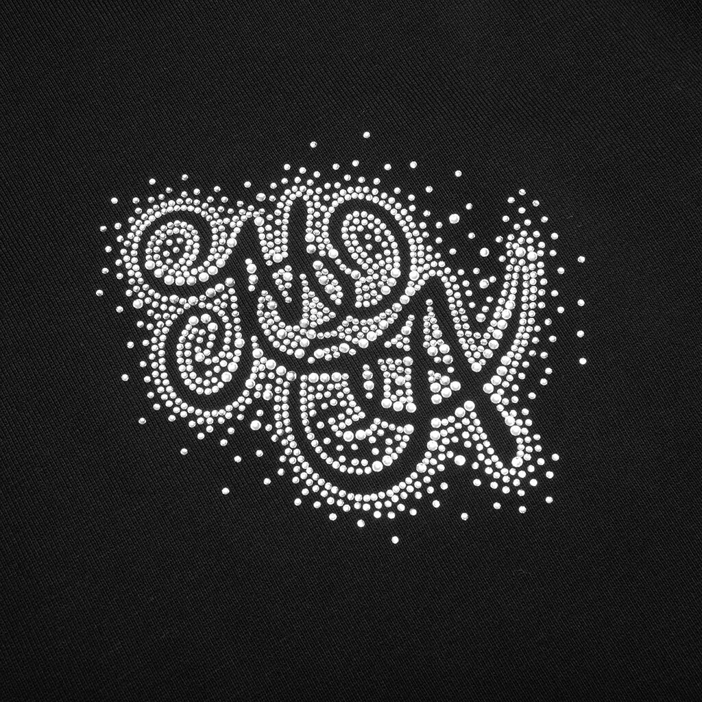 Crystal Burst Ma Swirl O/S Tee - Black
