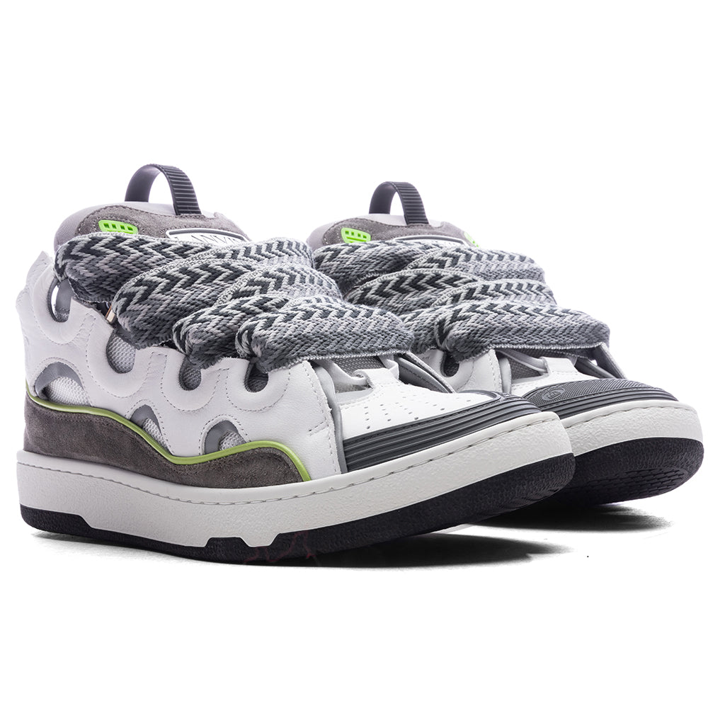 Curb Sneakers - White/Grey
