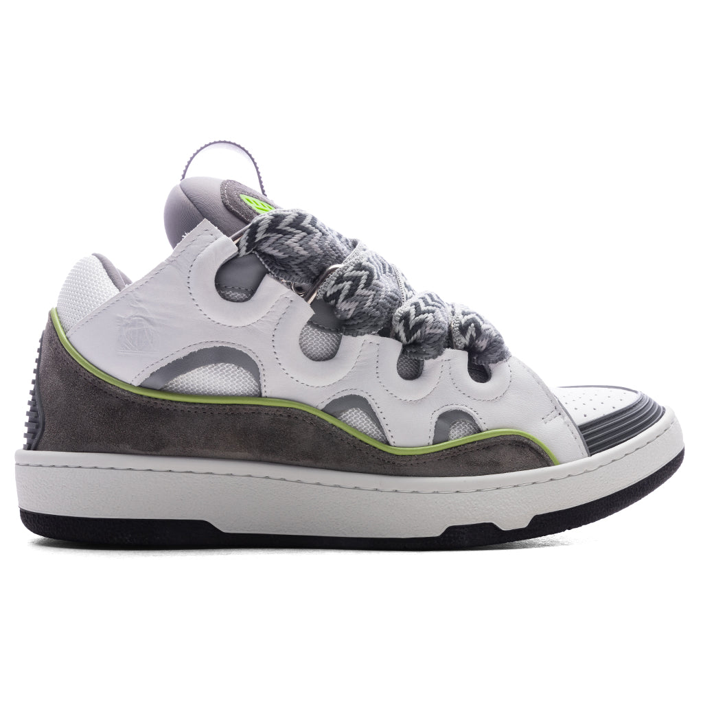 Curb Sneakers - White/Grey