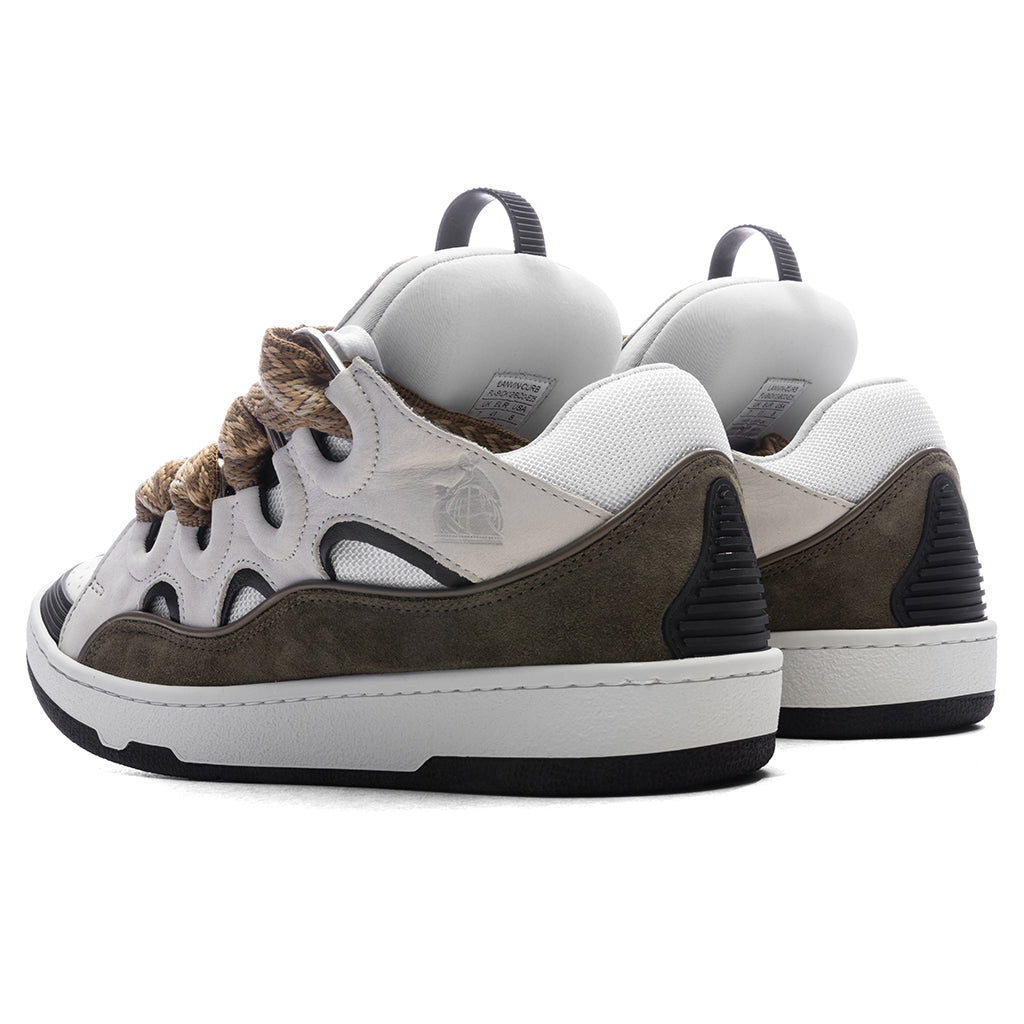Curb Sneakers - White/Khaki