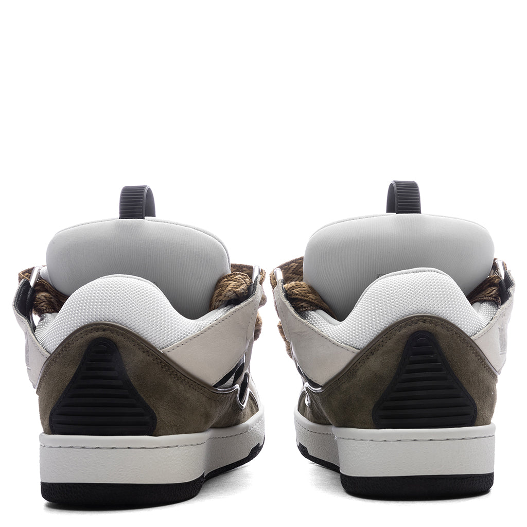 Curb Sneakers - White/Khaki