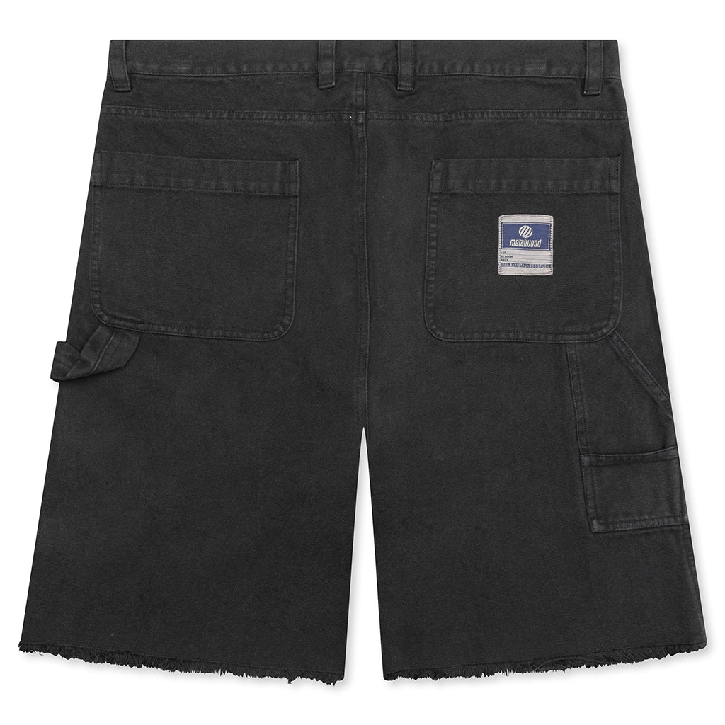 Cut Off Carpenter Short - Black