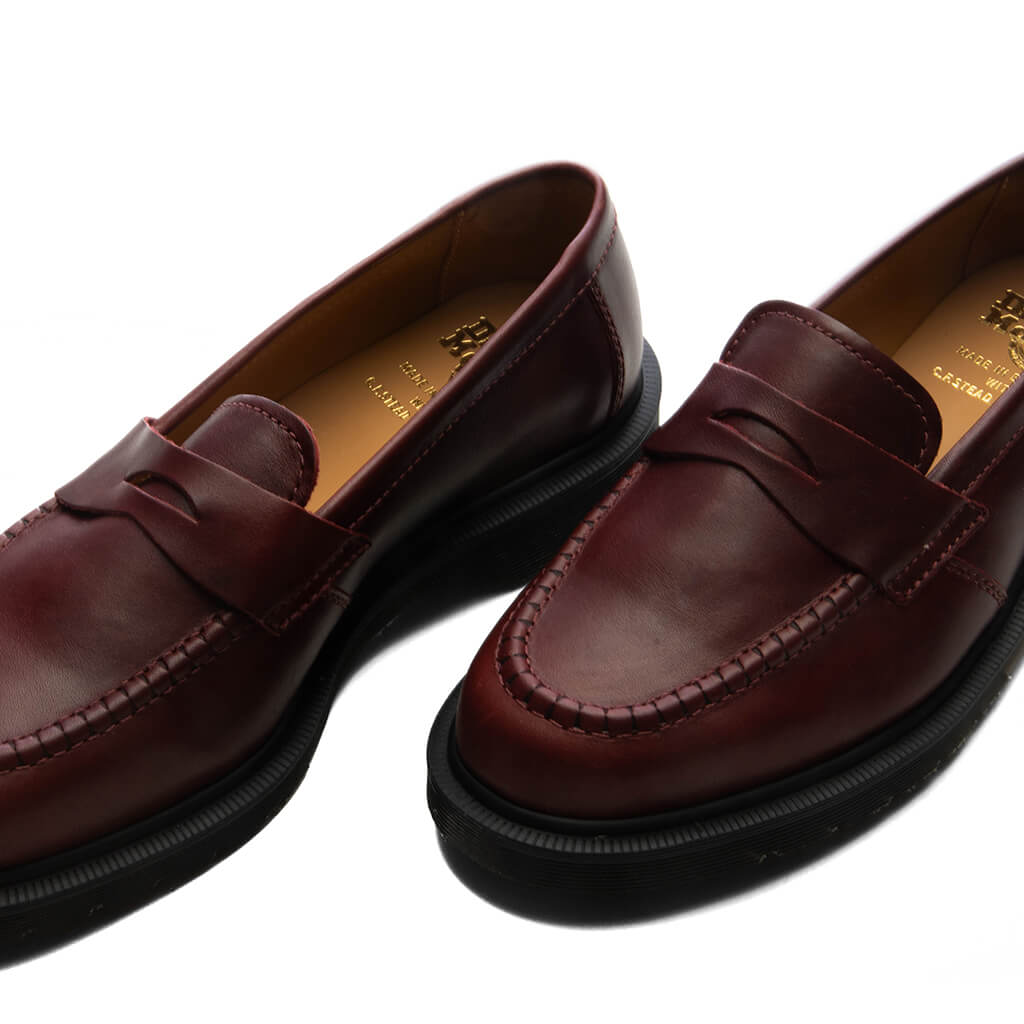 Delapre Penny Loafer - Burgundy