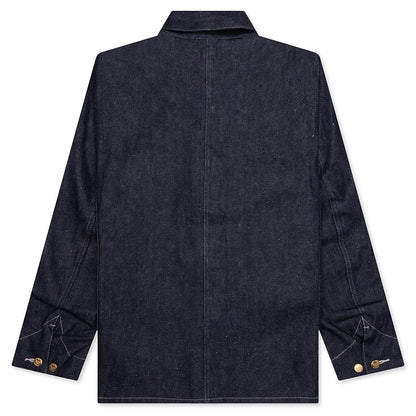 Denim Coverall Jacket Rigid - Indigo