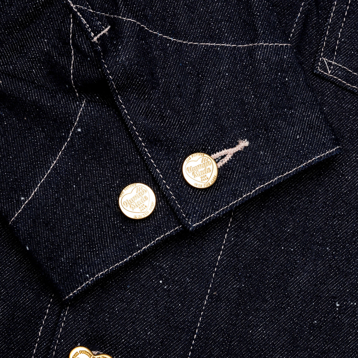 Denim Coverall Jacket Rigid - Indigo