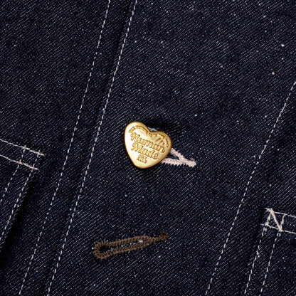 Denim Coverall Jacket Rigid - Indigo