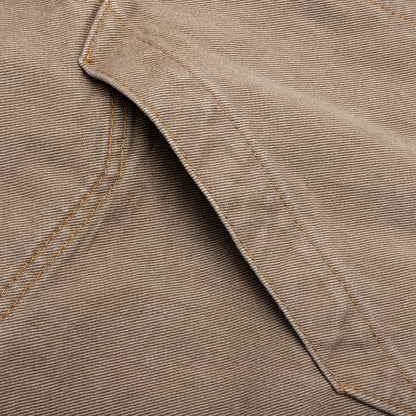 Denim Hoodie - Beige