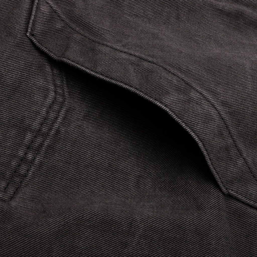 Denim Hoodie - Gray