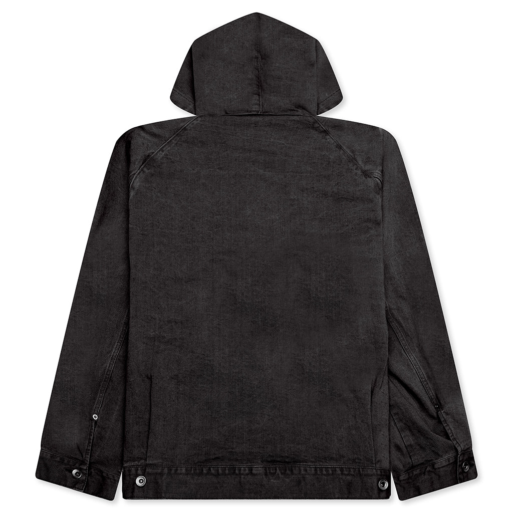 Denim Hoodie - Gray