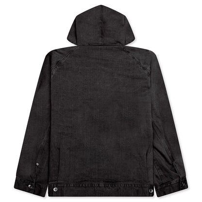Denim Hoodie - Gray