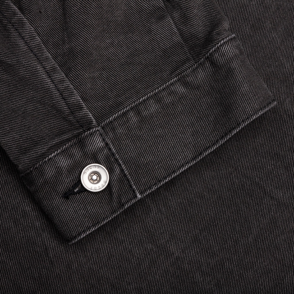 Denim Hoodie - Gray