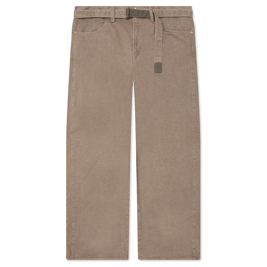 Belted Jeans - Beige