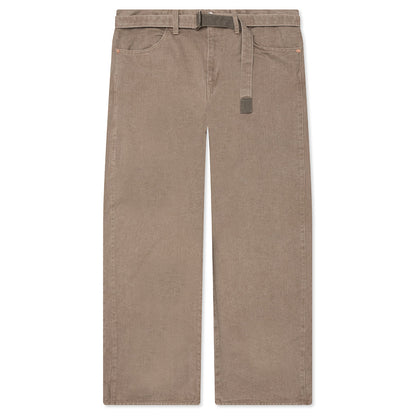 Belted Jeans - Beige