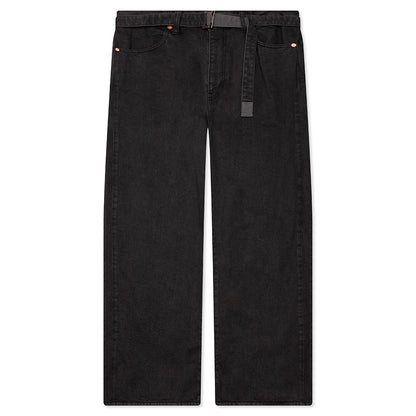 Belted Jeans - Gray