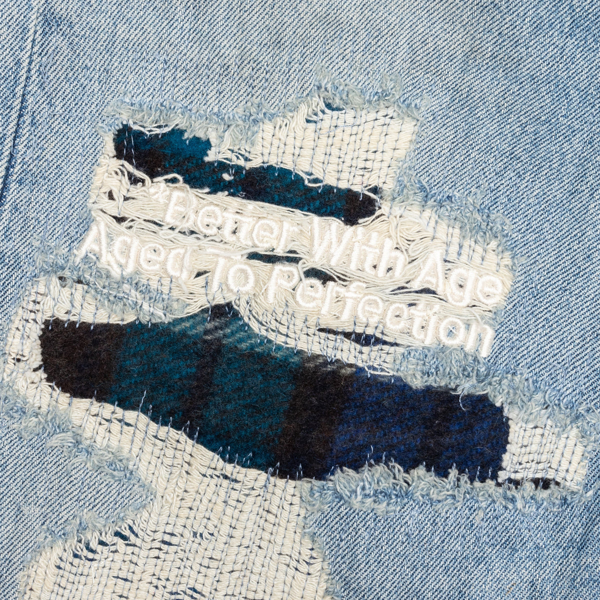Denim Repair Pants - Indigo