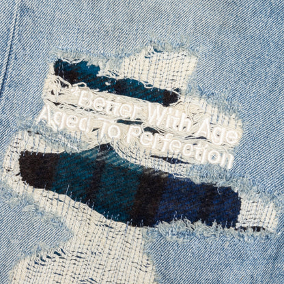 Denim Repair Pants - Indigo