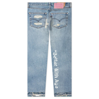 Denim Repair Pants - Indigo