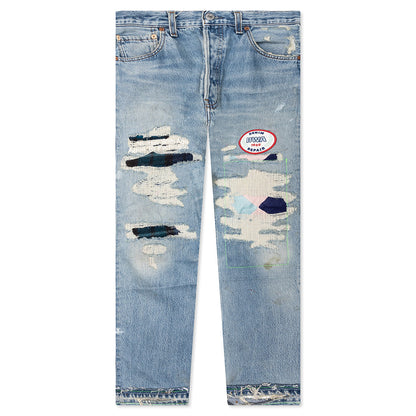 Denim Repair Pants - Indigo