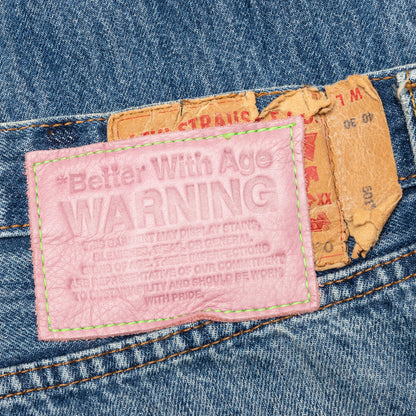 Denim Repair Pants - Indigo