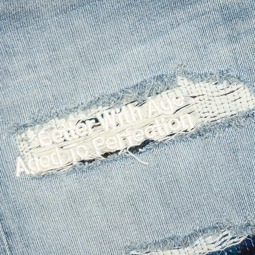 Denim Repair Pants - Indigo