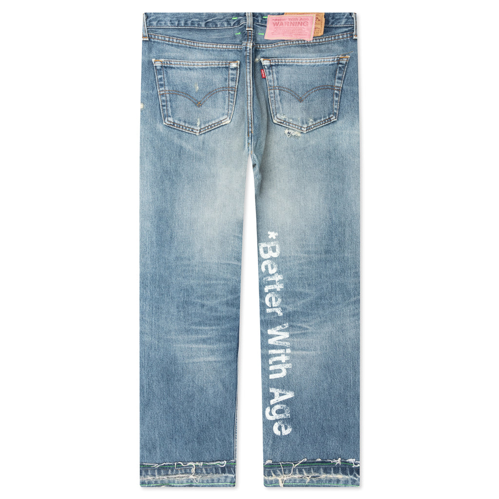 Denim Repair Pants - Indigo