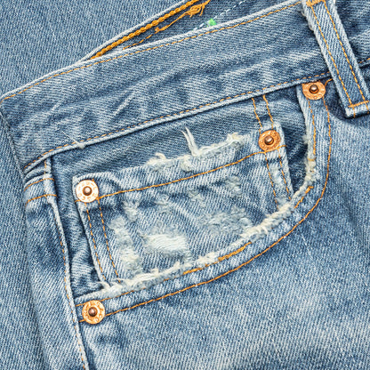 Denim Repair Pants - Indigo